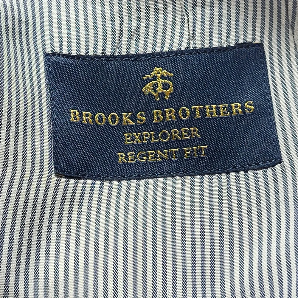 Brooks Brothers Blazer Mens 43R Gray Regent Fit Explorer Wool Blend Suit Jacket